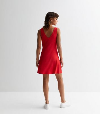 Red slip sale dress mini