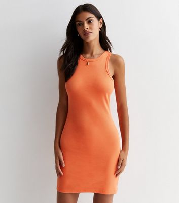 Neon orange best sale dress forever 21