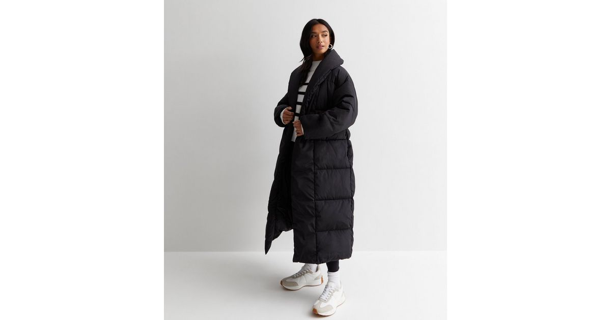 Petite Black Long Puffer Coat Women Petite Black Puffer Jacket New