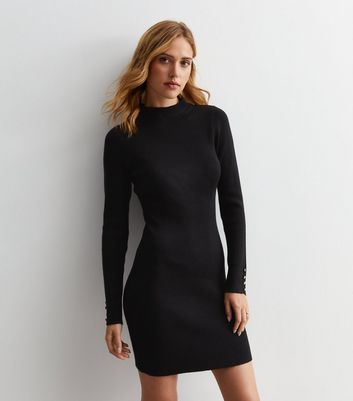 New look black bodycon deals dress