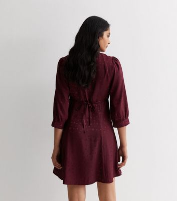 Where can I find a V-neck satin mini dress like this? I'm 5'0 and