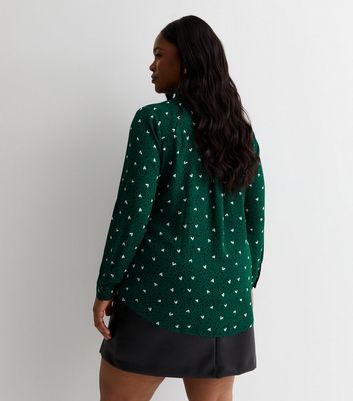 topshop heart blouse