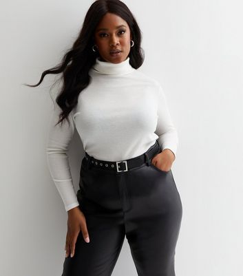 Nancy Roll Neck Top Red