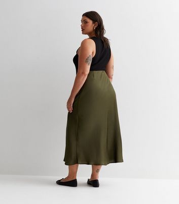 Plus size hotsell khaki skirt 6.5