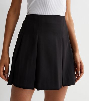 Black pleated mini skirt cheap topshop