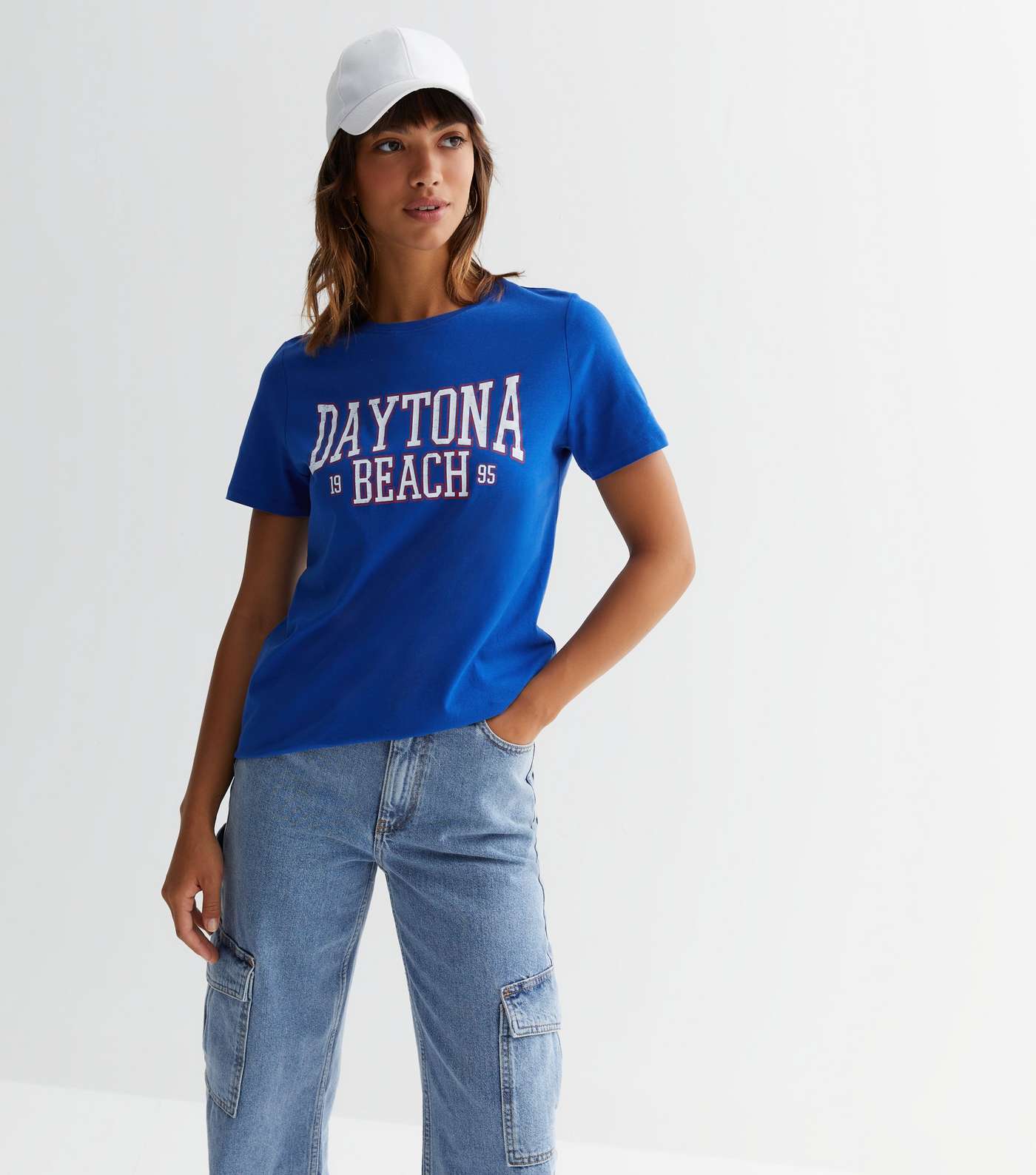 Blue Daytona Beach Logo T-Shirt