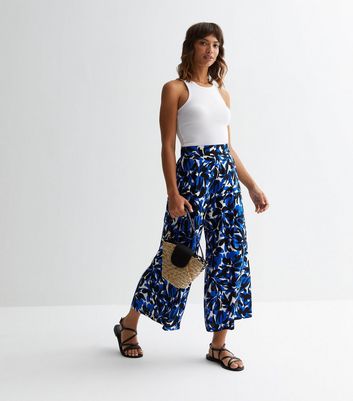 Buy Black Floral Embroidered Pants Online | The Label Life