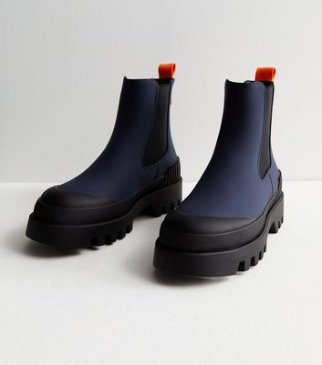 New look shop navy boots