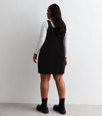 New look black on sale pinafore