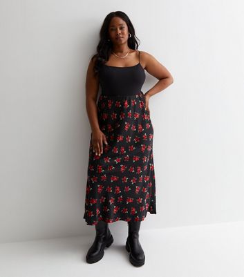 New look sale floral maxi skirt