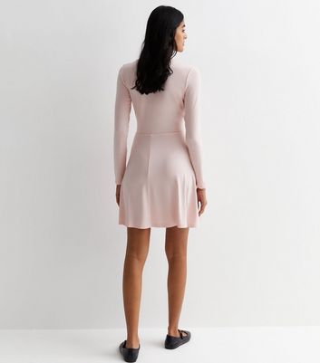 Light pink outlet dress long sleeve