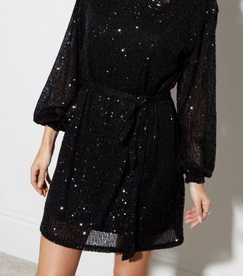 Black hotsell sequin robe