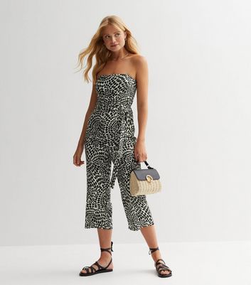 Animal print best sale jumpsuit new look