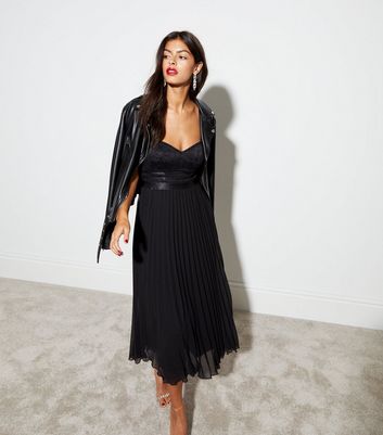 New look discount pleated midi dress