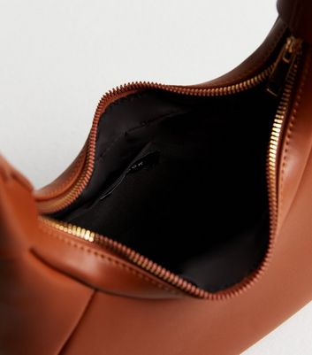 Tan Leather-Look Mini Shoulder Bag New Look Vegan