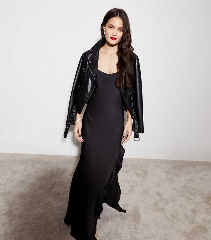 chinese dress ladies Oh My Lace Sheer Black Maxi Dress