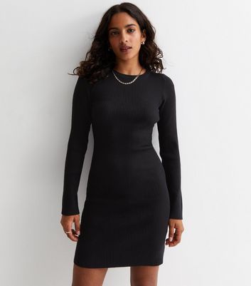 Petite black dress hot sale long sleeve