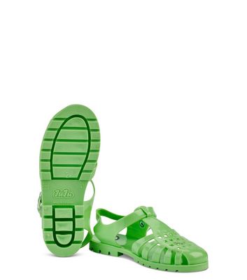 JUJU Light Green Jelly Sandals New Look