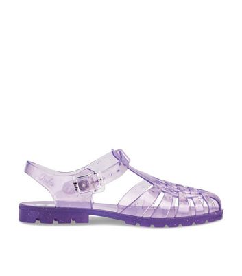 JUJU Lilac Jelly Sandals New Look