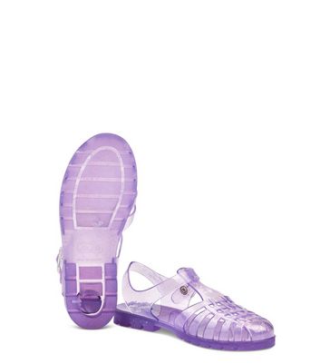 JUJU Lilac Jelly Sandals New Look