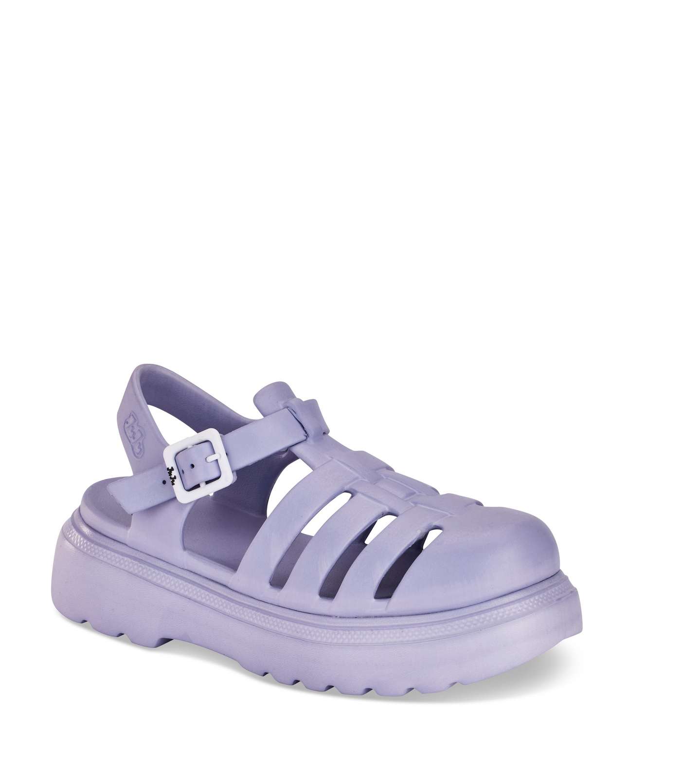 JUJU Lilac Chunky Jelly Sandals Image 2