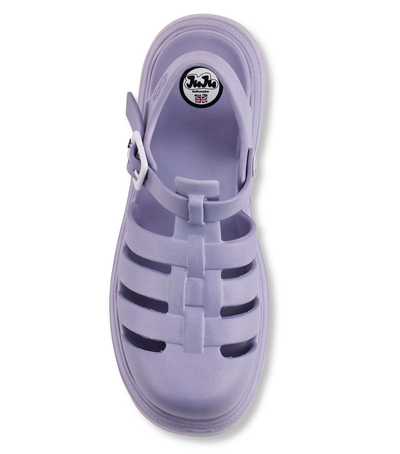 JUJU Lilac Chunky Jelly Sandals Image 4