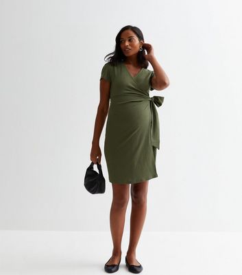 Gap maternity wrap deals dress