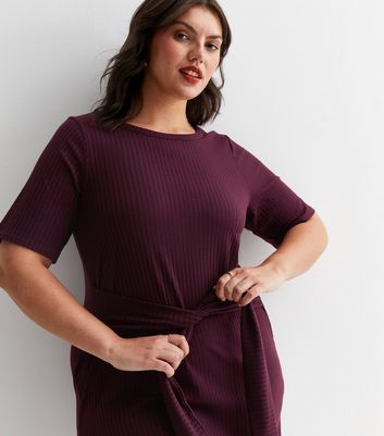 Burgundy t best sale shirt dress