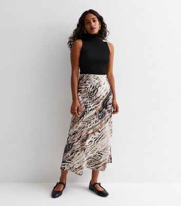 New look sale tiger print skirt