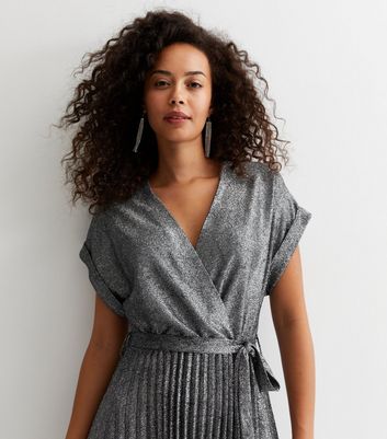 Gray 2025 wrap dress