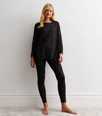 Ladies Stunning Printed Pyjama Set STRIPES PJs Winter Warm Nightwear | eBay