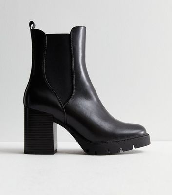 Block heel boots outlet new look