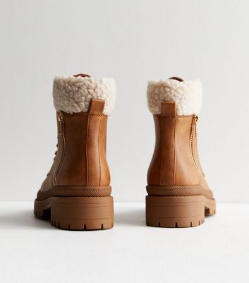 Faux hot sale shearling booties