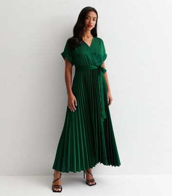 Khaki green best sale dress new look