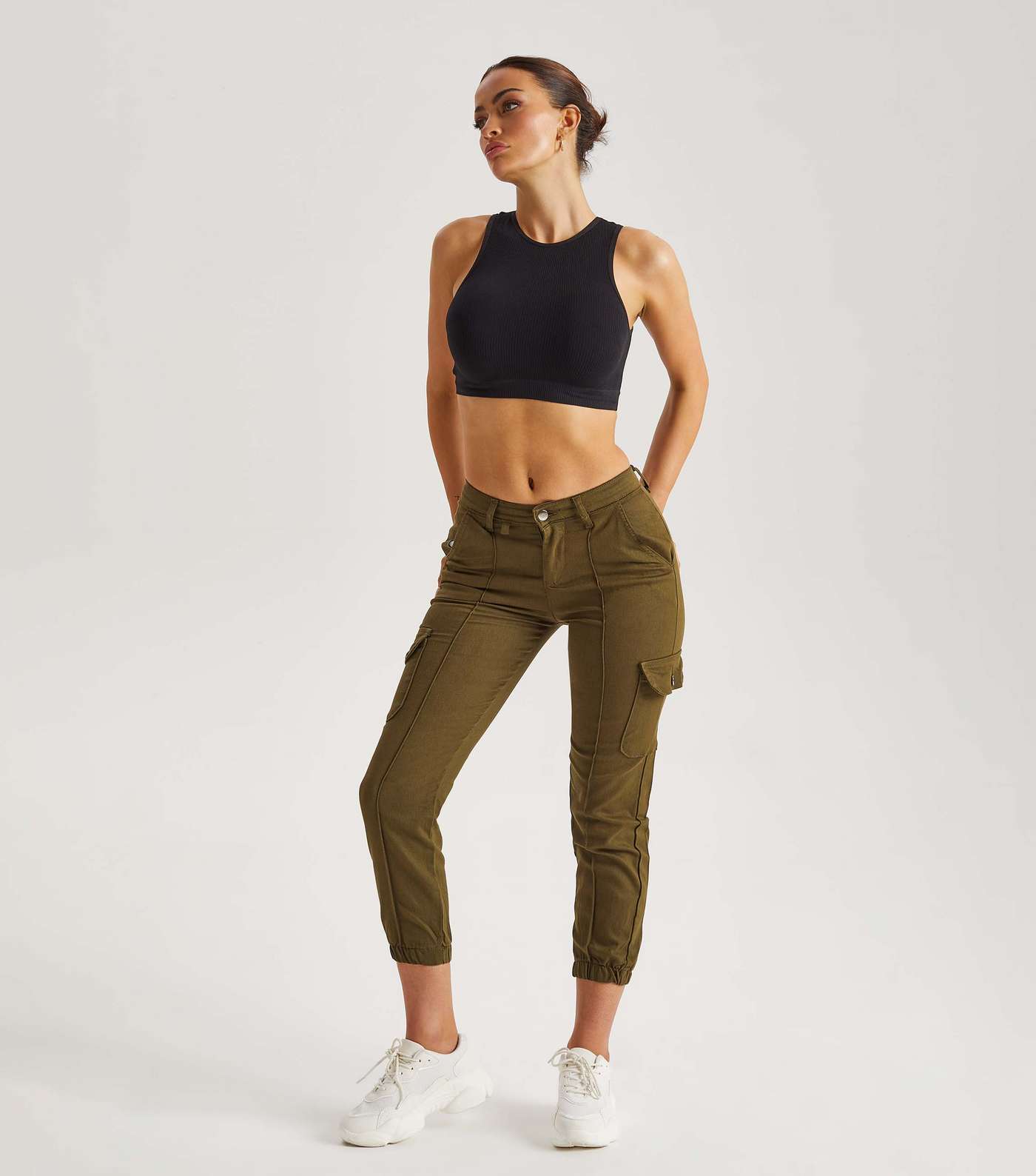 Urban Bliss Olive Cargo Joggers