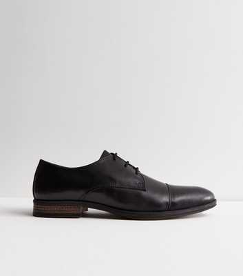 Jack & Jones Black Leather Oxford Shoes