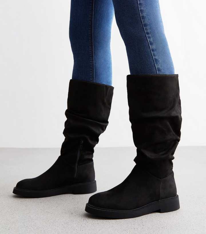 extra wide fit knee high boots