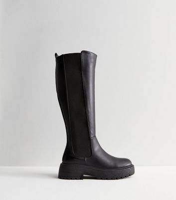 New look black sale chunky boots