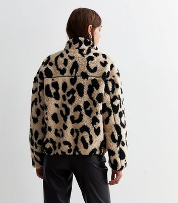 Faux Fur Leopard Jacket | EEGiftshop.com