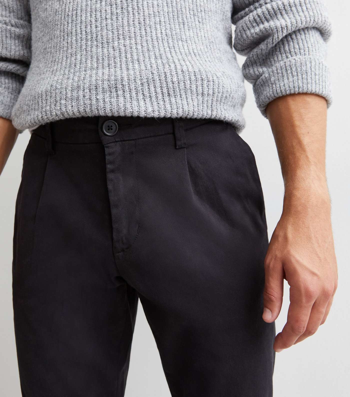 Only & Sons Black Chinos Image 2