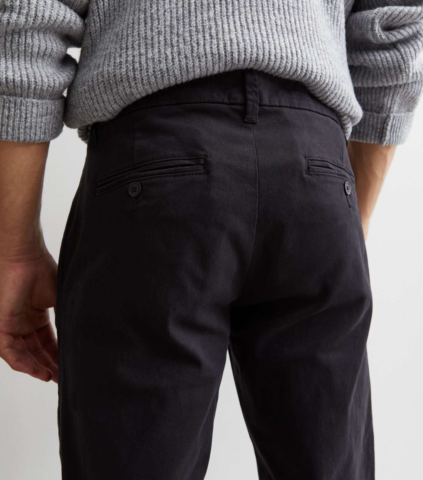 Only & Sons Black Chinos Image 4