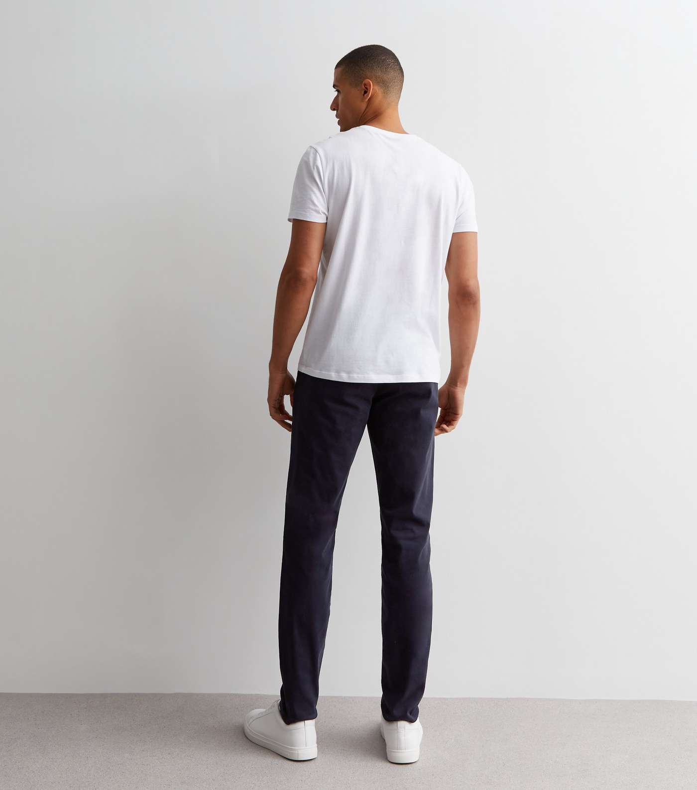 Only & Sons Navy Chinos Image 4