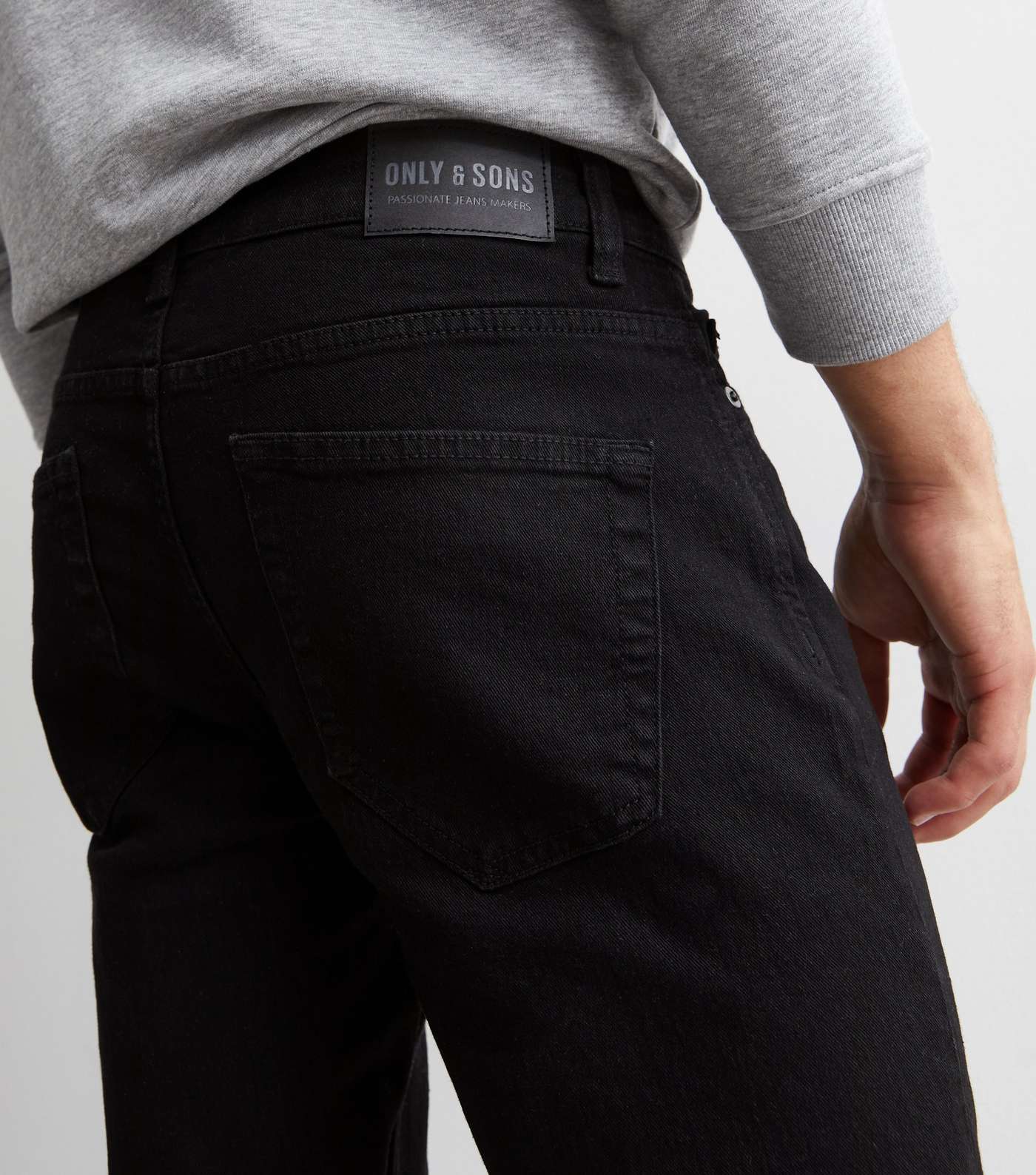 Only & Sons Black Slim Fit Jeans Image 4