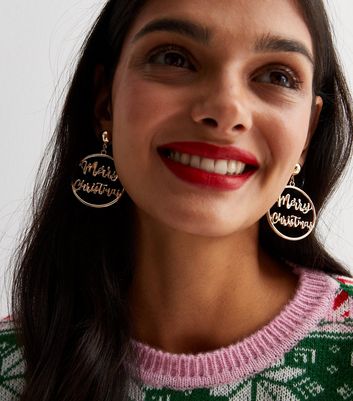 Muse Christmas Santa Drop Earrings | New Look