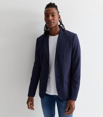 Slim fit best sale navy blazer