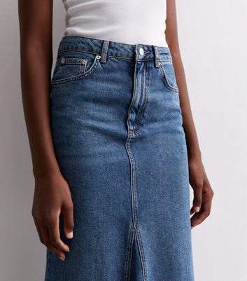 New look sale tall denim skirt