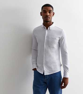 Only & Sons White Pocket Front Shirt