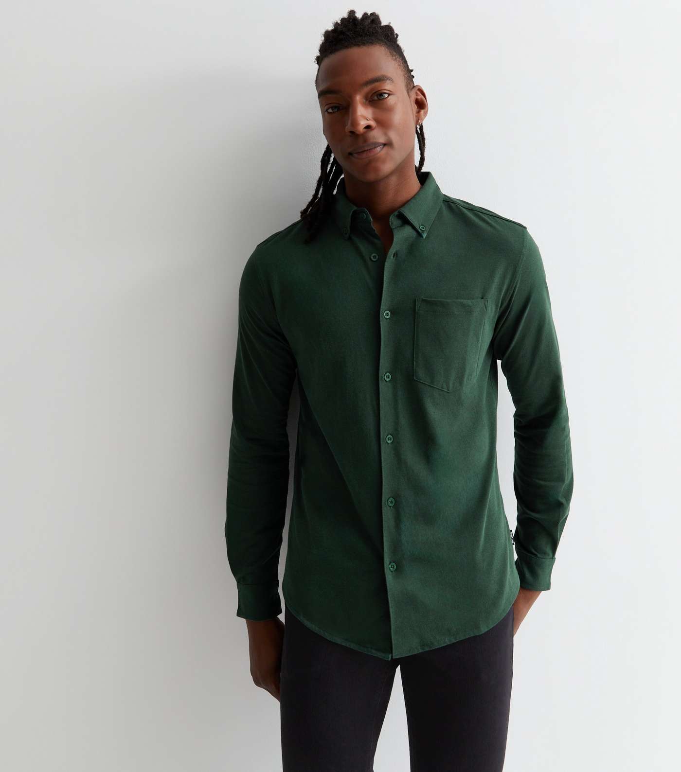 Only & Sons Dark Green Pocket Front Shirt
