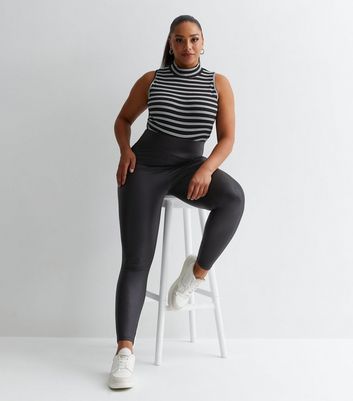 Leather leggings store new look