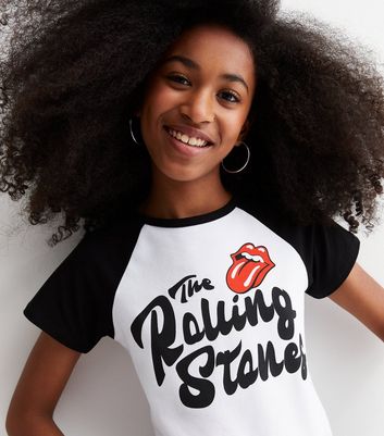 T shirt rolling stones fille hot sale